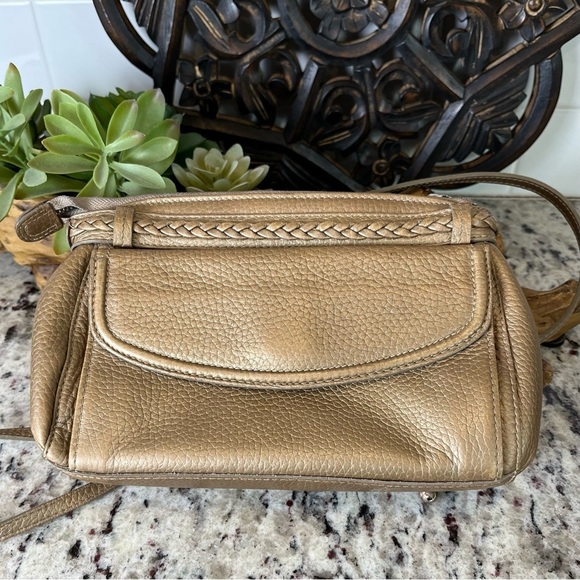 Brighton Metallic Gold Crossbody Bag - Picture 2 of 12